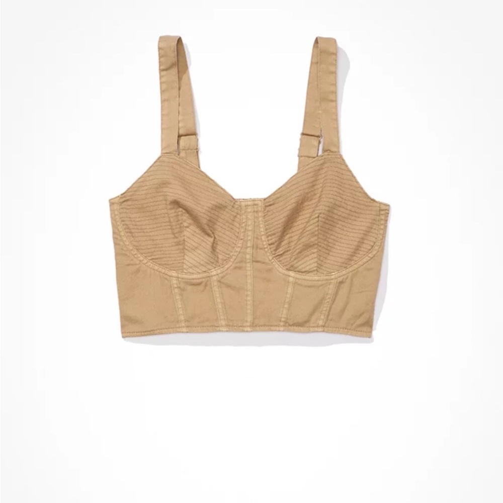 Cropped corset tank top - size small